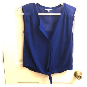 Royal blue blouse